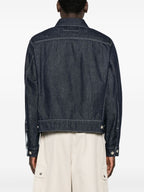 Pantalon C.P. Company bleu oxford - face