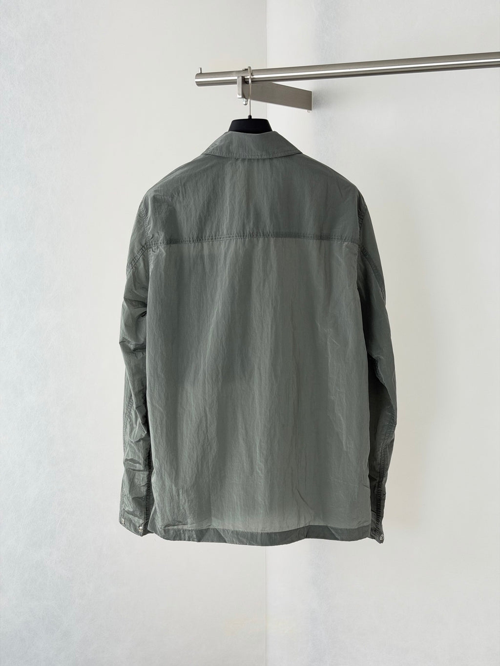 Veste Stone Island Nylon Metal gris métal - à plat face