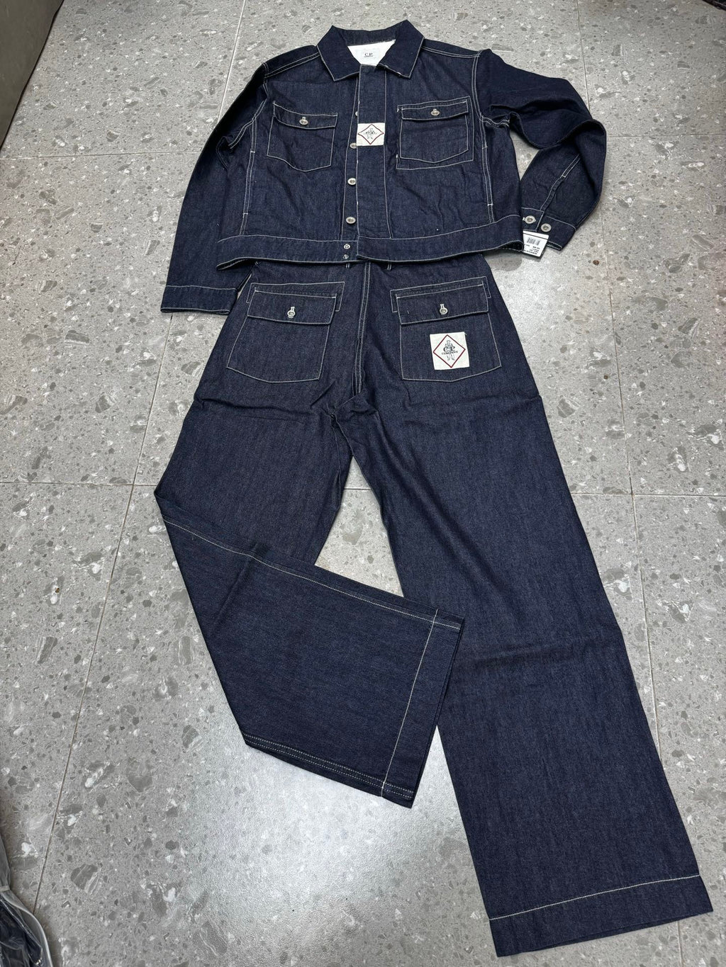 Ensemble C.P. Company bleu oxford - à plat