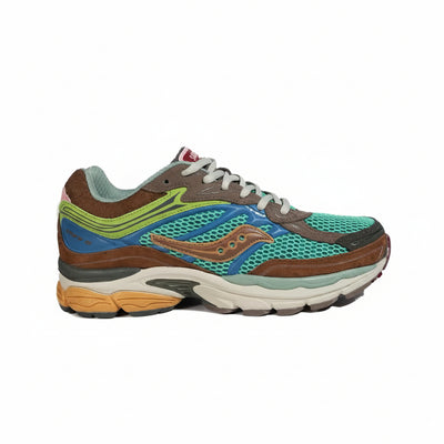 Saucony ProGrid Omni 9 patchwork marron et turquoise - lot de 12