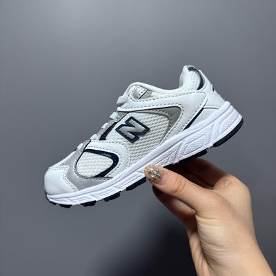 New Balance 408 enfant blanc et gris - vue 3