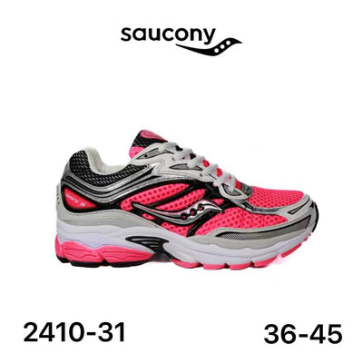 Saucony ProGrid Omni 9 rose fluo & noir - lot de 12