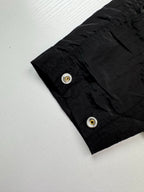Veste Stone Island Nylon Metal noir - détail poignet