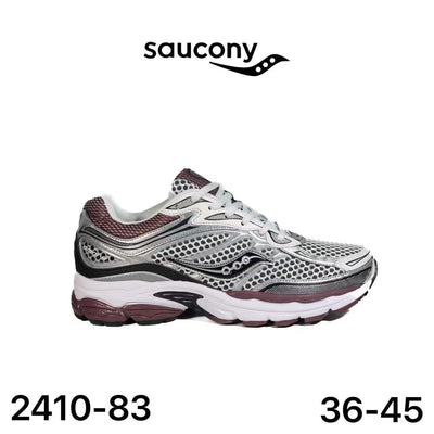 Saucony ProGrid Omni 9 blanc & prune - lot de 12