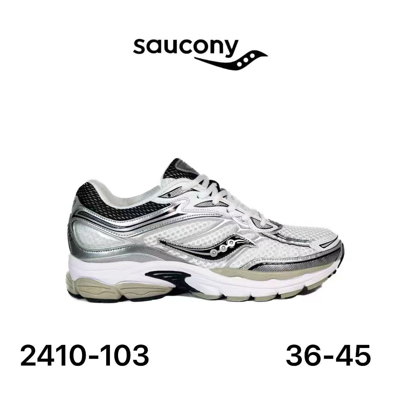 Saucony ProGrid Omni 9 blanc & beige - lot de 12