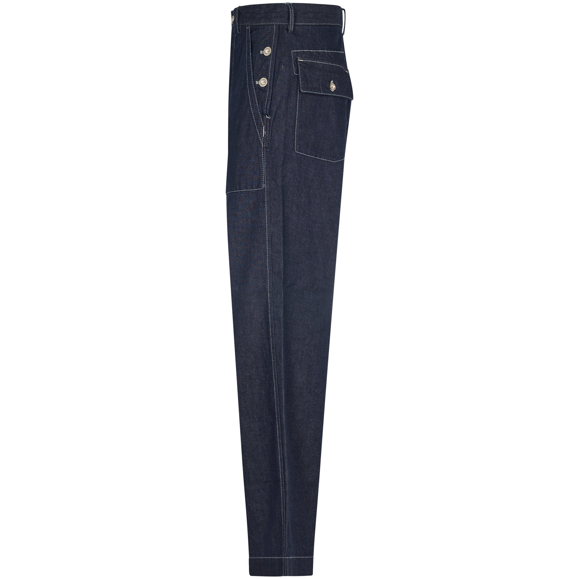 Surchemise C.P. Company bleu oxford - portée face