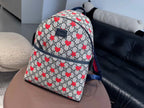 Petit Backpack Gucci GG Marmont Enfant Beige Cœurs Rouges - Vue 3/4