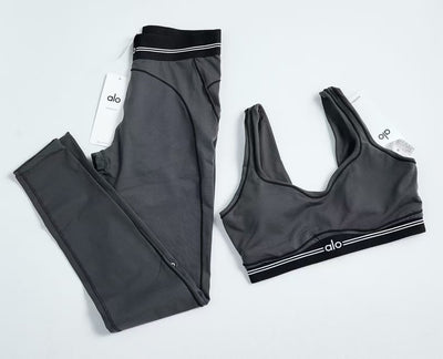 Ensemble Alo Yoga - Gris Anthracite
