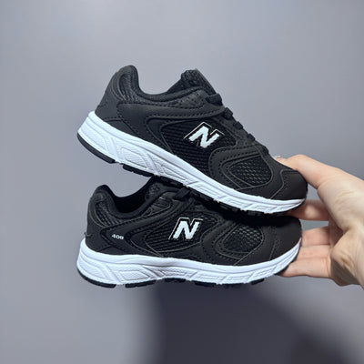New Balance 408 enfant noir et blanc - vue 3