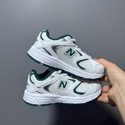 New Balance 408 enfant blanc et vert - vue 8