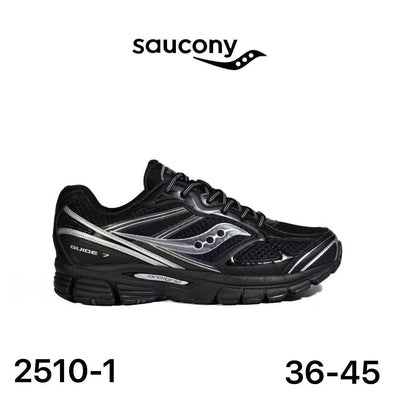 Saucony ProGrid Guide 7 Noir Argenté Lot de 12