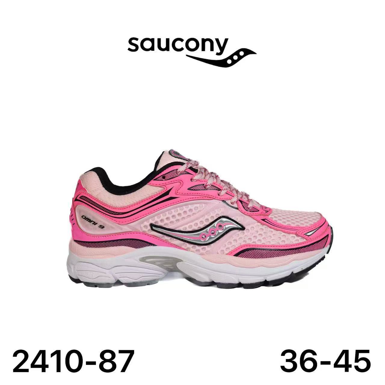 Saucony ProGrid Omni 9 rose pastel - lot de 12
