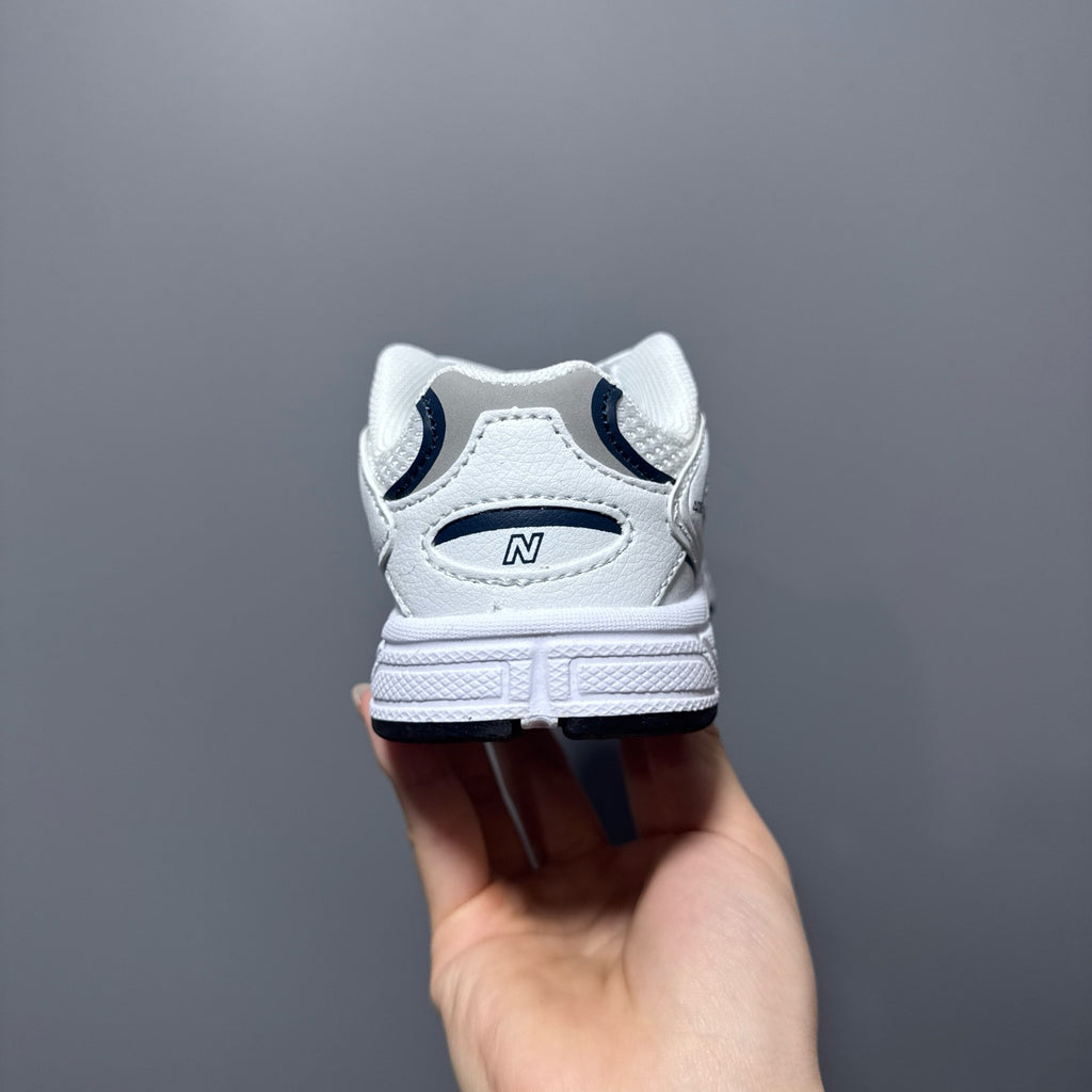 New Balance 408 enfant blanc et gris - vue 9