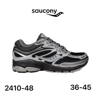 Saucony ProGrid Omni 9 noir & argenté mat - lot de 12