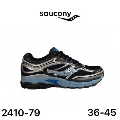 Saucony ProGrid Omni 9 noir & bleu - lot de 12