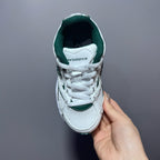 New Balance 408 enfant blanc et vert - vue 3