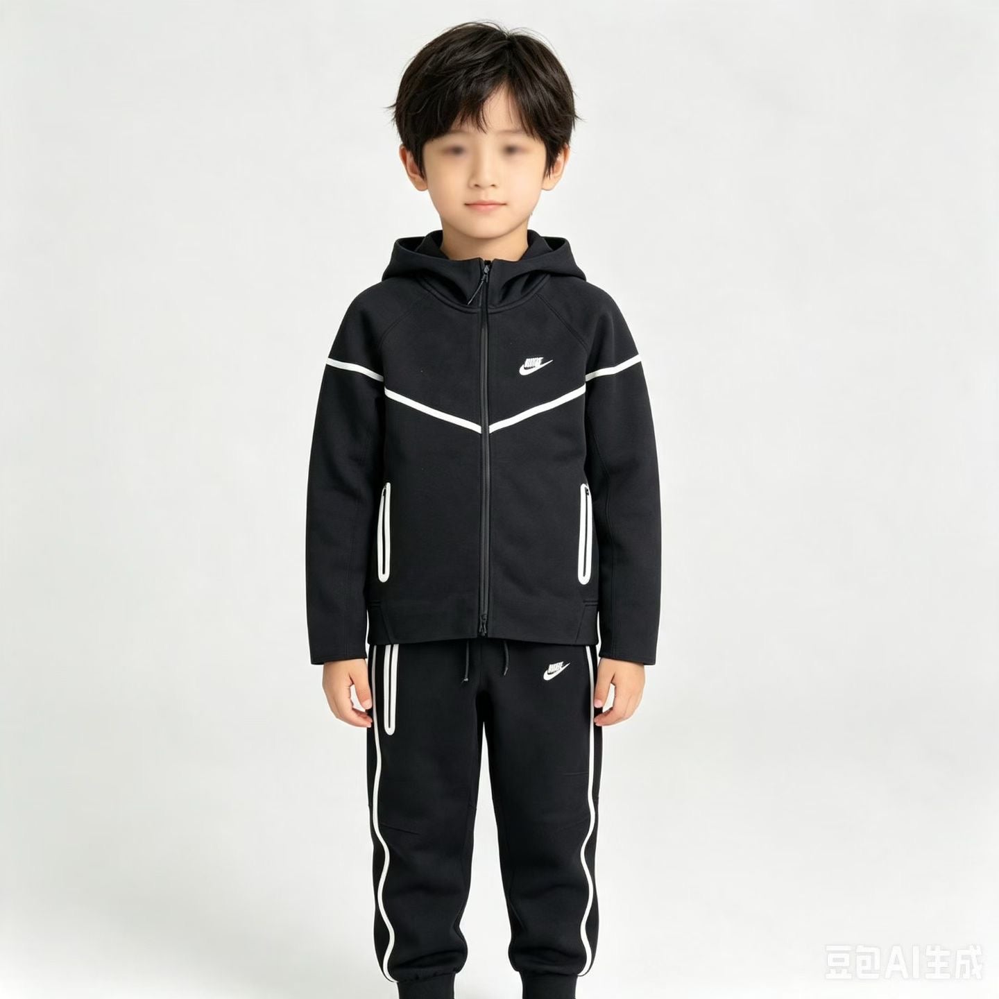 Ensemble Nike Tech Fleece Enfant (Lot de 24+) - Noir