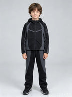 Ensemble Nike Tech Fleece Junior (Lot de 24+) - Noir & Gris