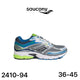 Saucony ProGrid Omni 9 gris, bleu & vert - lot de 12