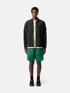 Veste Stone Island Nylon Metal noir - détail glissière portée