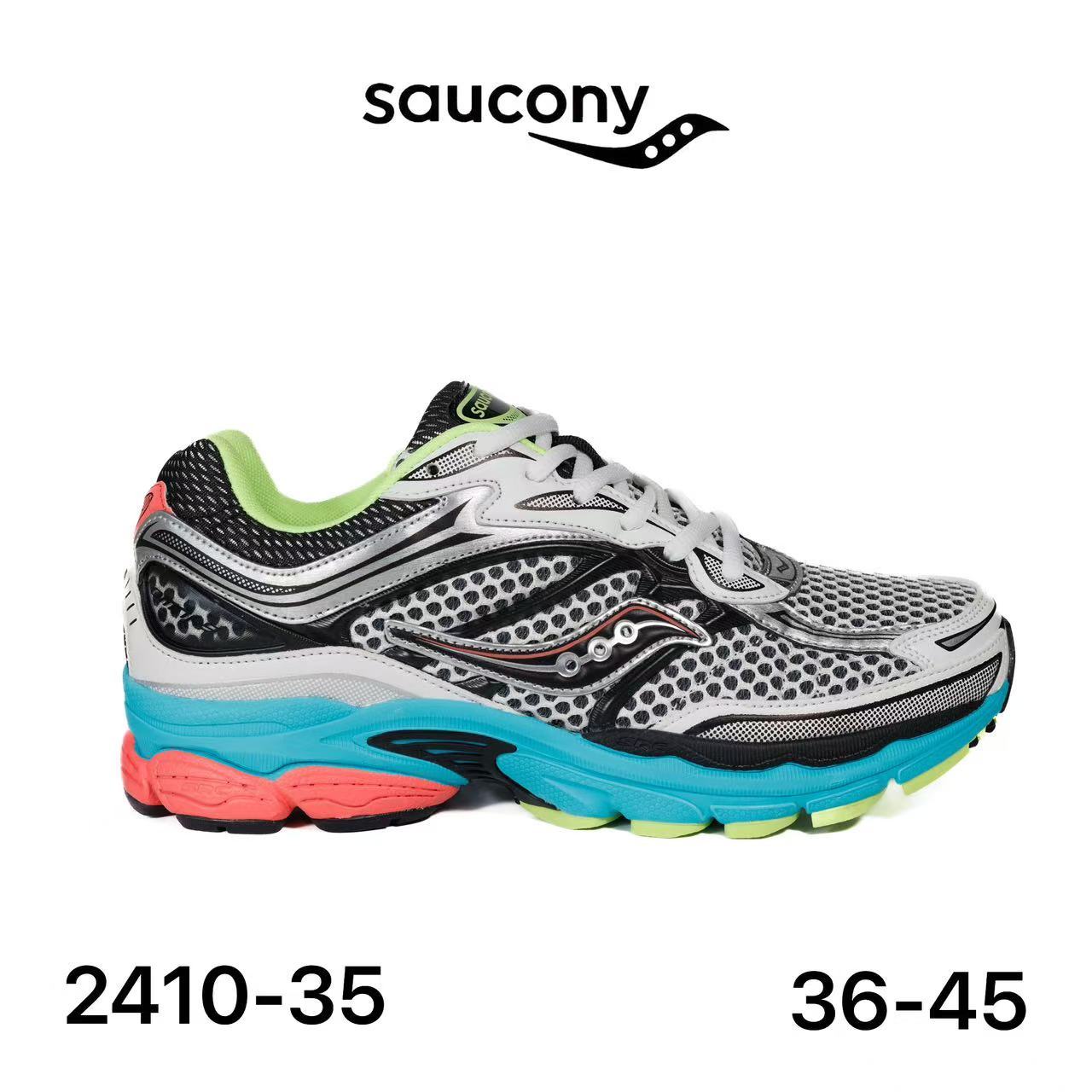 Saucony ProGrid Omni 9 gris multicolore - lot de 12