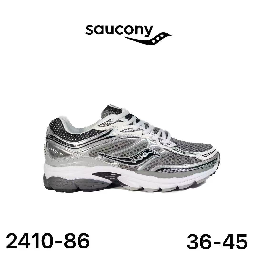 Saucony ProGrid Omni 9 gris & noir - lot de 12