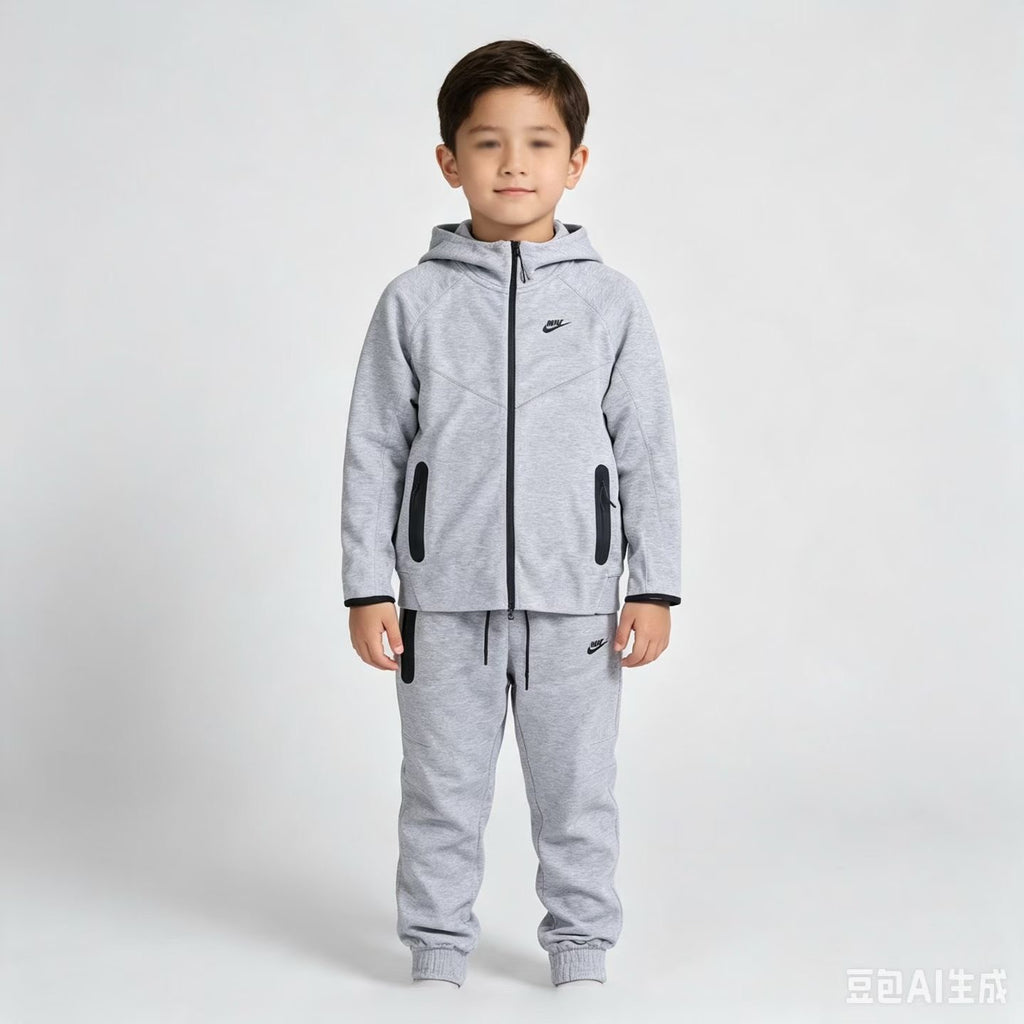 Ensemble Nike Tech Fleece Enfant (Lot de 24+) - Gris chiné