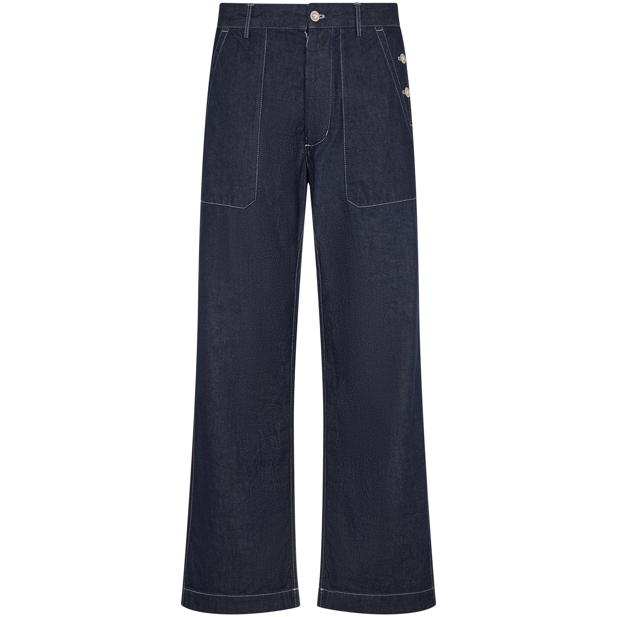 Pantalon C.P. Company bleu oxford - dos