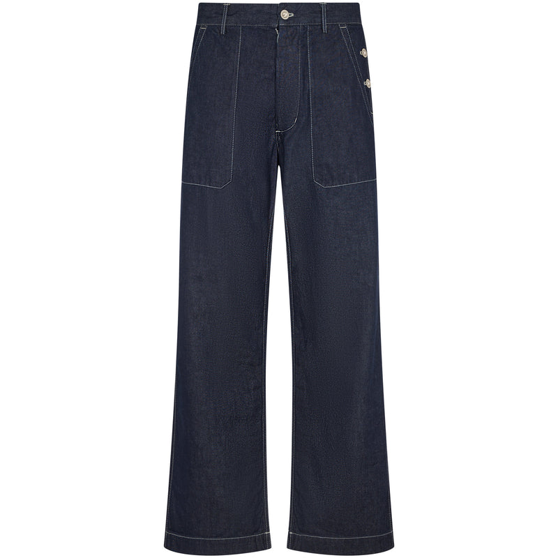Pantalon C.P. Company bleu oxford - dos