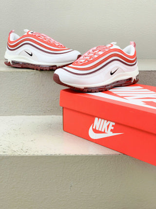 Nike Air Max 97 – Blanc/Rouge Dune