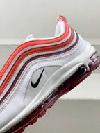 Nike Air Max 97 – Blanc/Rouge Dune