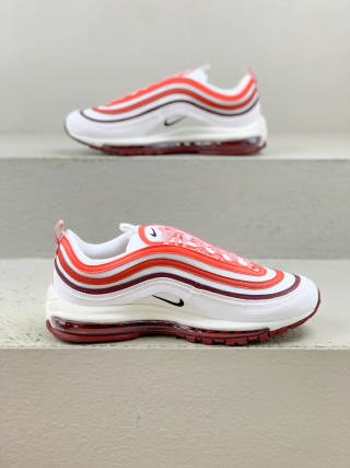 Nike Air Max 97 – Blanc/Rouge Dune