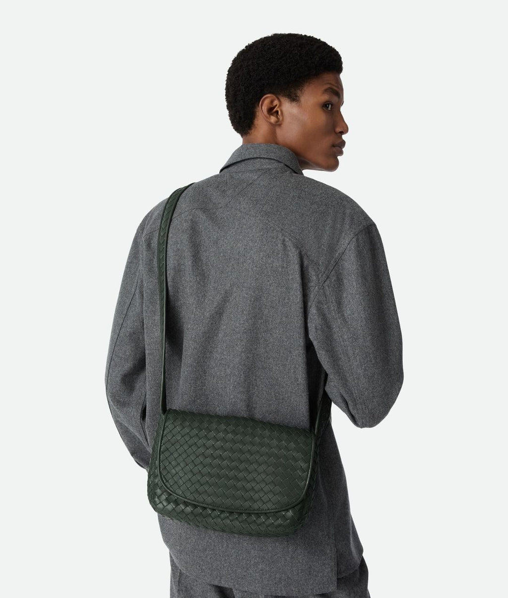 Sac à rabat Veneto – Bottega Veneta – Vert