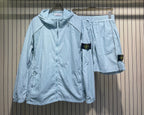 💰🔥🔥🔥 Coffret de crème solaire Stone Island avec nouveau logo Couleurs : Abricot, Vert clair, Orange, Bleu clair Tailles : S, M, L, XL, XXL