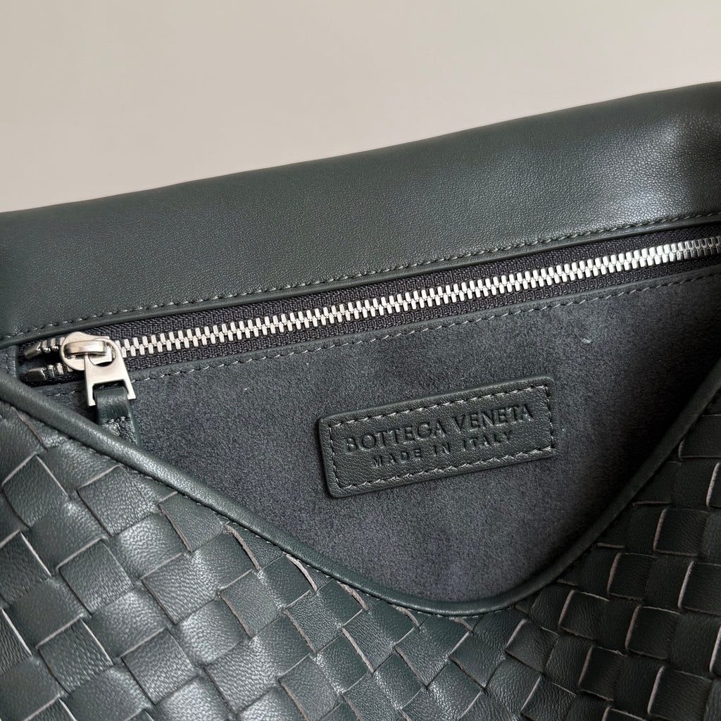 Sac à rabat Veneto – Bottega Veneta – Vert