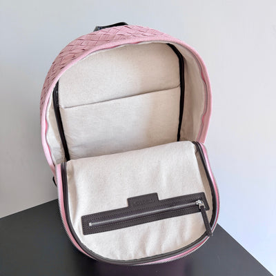 Sac à dos tissé Intrecciato – Bottega Veneta – Rose
