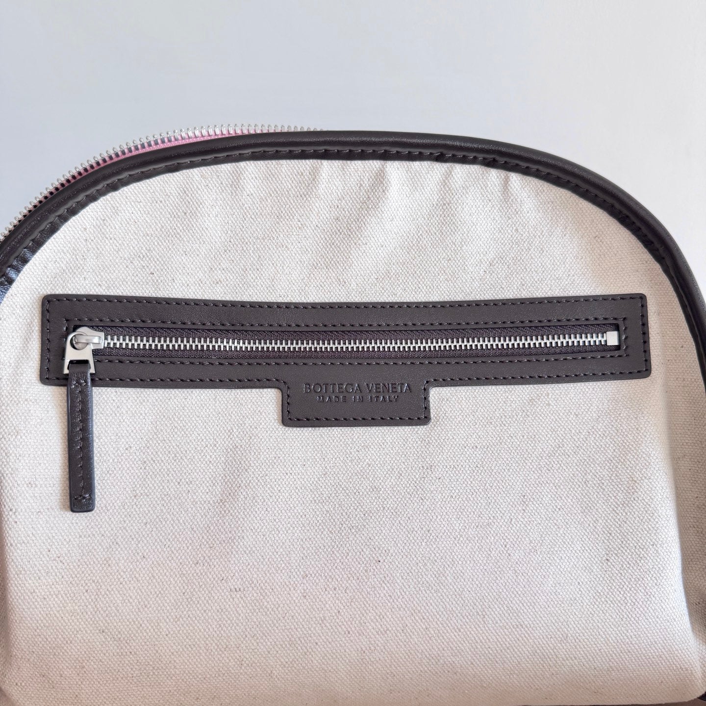 Sac à dos tissé Intrecciato – Bottega Veneta – Rose