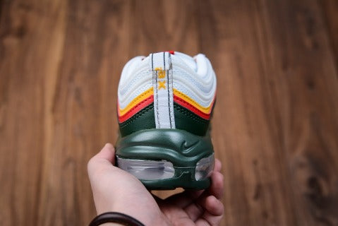 Nike Air Max 97 – Blanc Rouge Jaune Vert