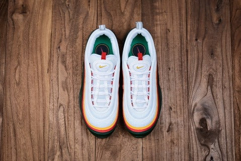 Nike Air Max 97 – Blanc Rouge Jaune Vert