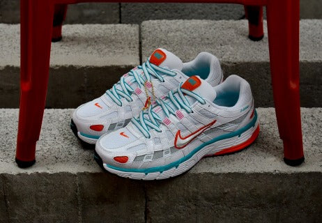 Nike P-6000 – Blanc Turquoise Orange