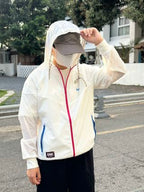 Coupe-vent anti-UV brodé à capuche Nike 7680