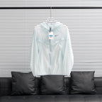 Coupe-vent anti-UV à capuche Nike 4549 – Bleu clair
