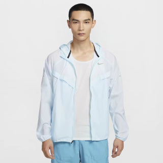 Coupe-vent anti-UV à capuche Nike 4549 – Bleu clair