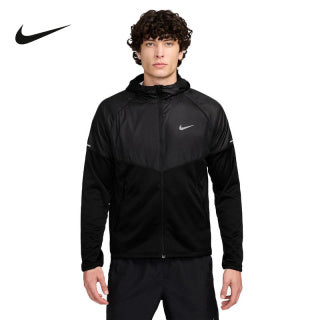 Coupe-vent à capuche bicolore Nike