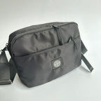 Sac Stone Island logo brodé - Noir
