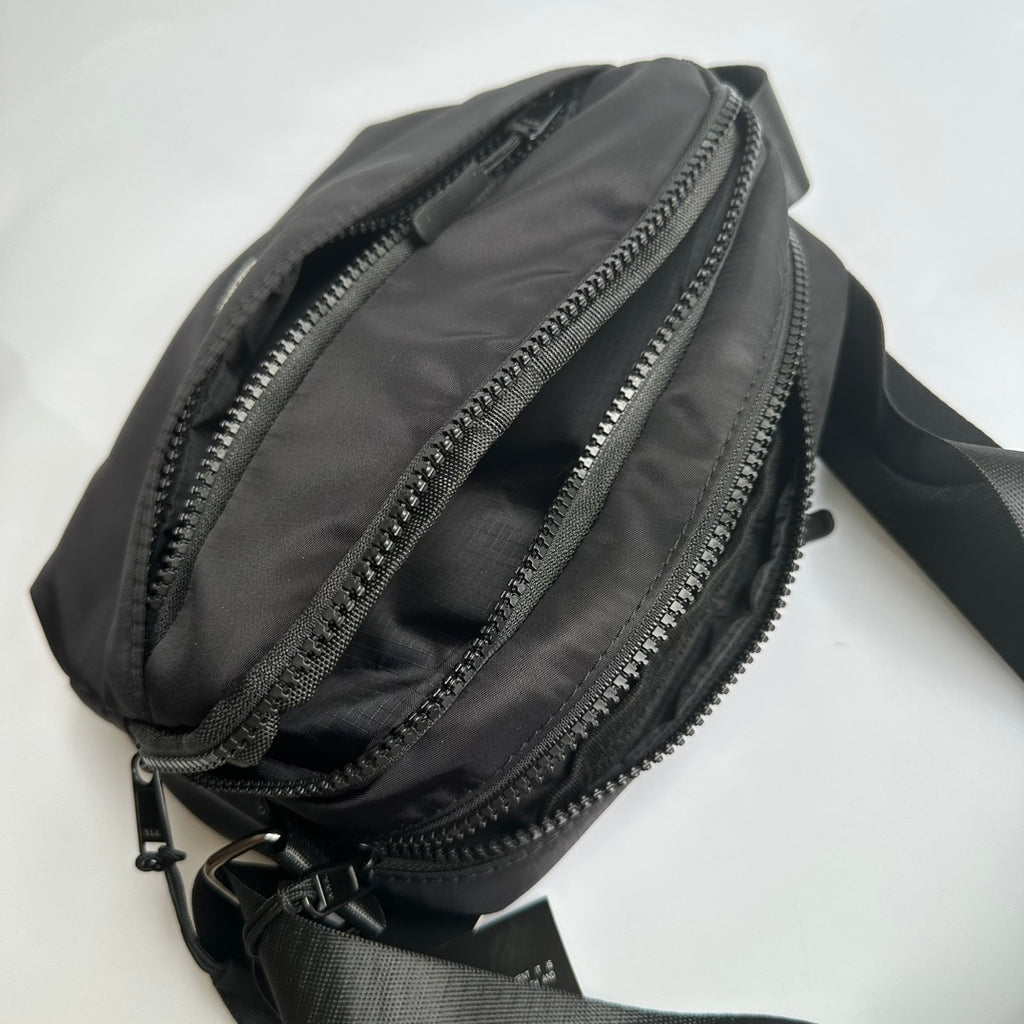 Sac Stone Island logo brodé - Noir