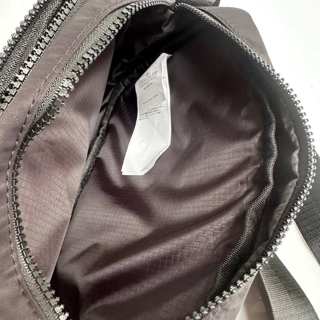 Sac Stone Island logo brodé - Noir