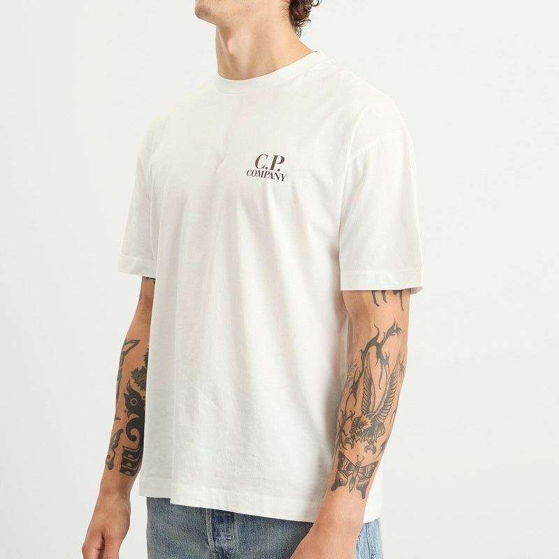 T-shirt C.P. Company - Blanc
