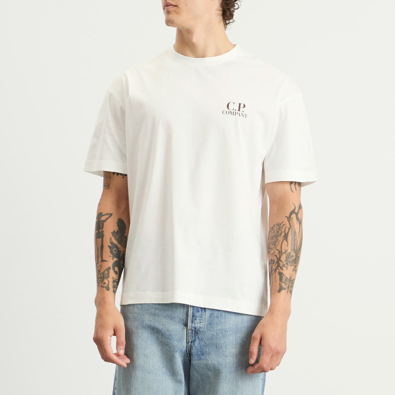 T-shirt C.P. Company - Blanc