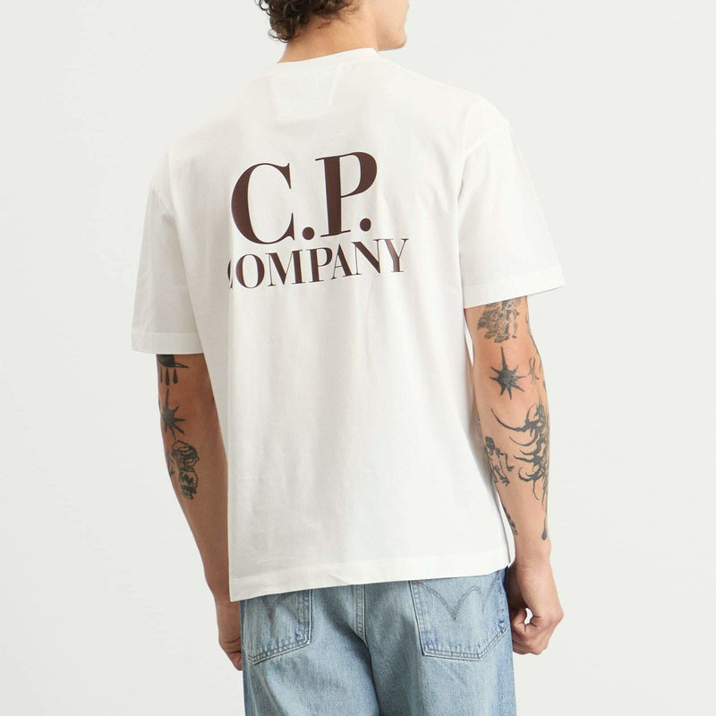 T-shirt C.P. Company - Blanc